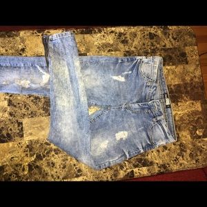 Ardene Denim Skinny jeans with zippers at bottom